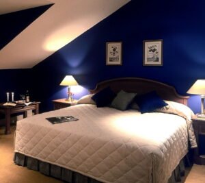 Bedroom at Horse and Jockey hotel